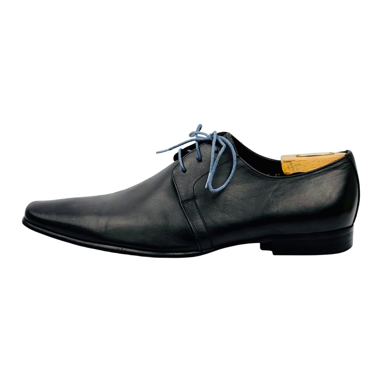 Belmondo Men's Black Derby Shoes (Size 44/44.5)