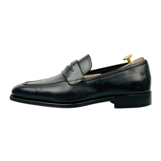 Salvatore Ferragamo Men's Black Penny Loafers (Size 43)