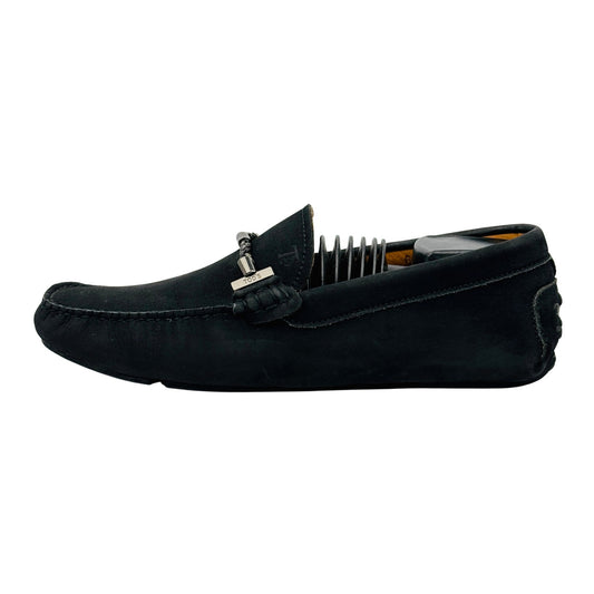 Tod's Gommino Driving Black Suede Loafers (Size 40.5/41)