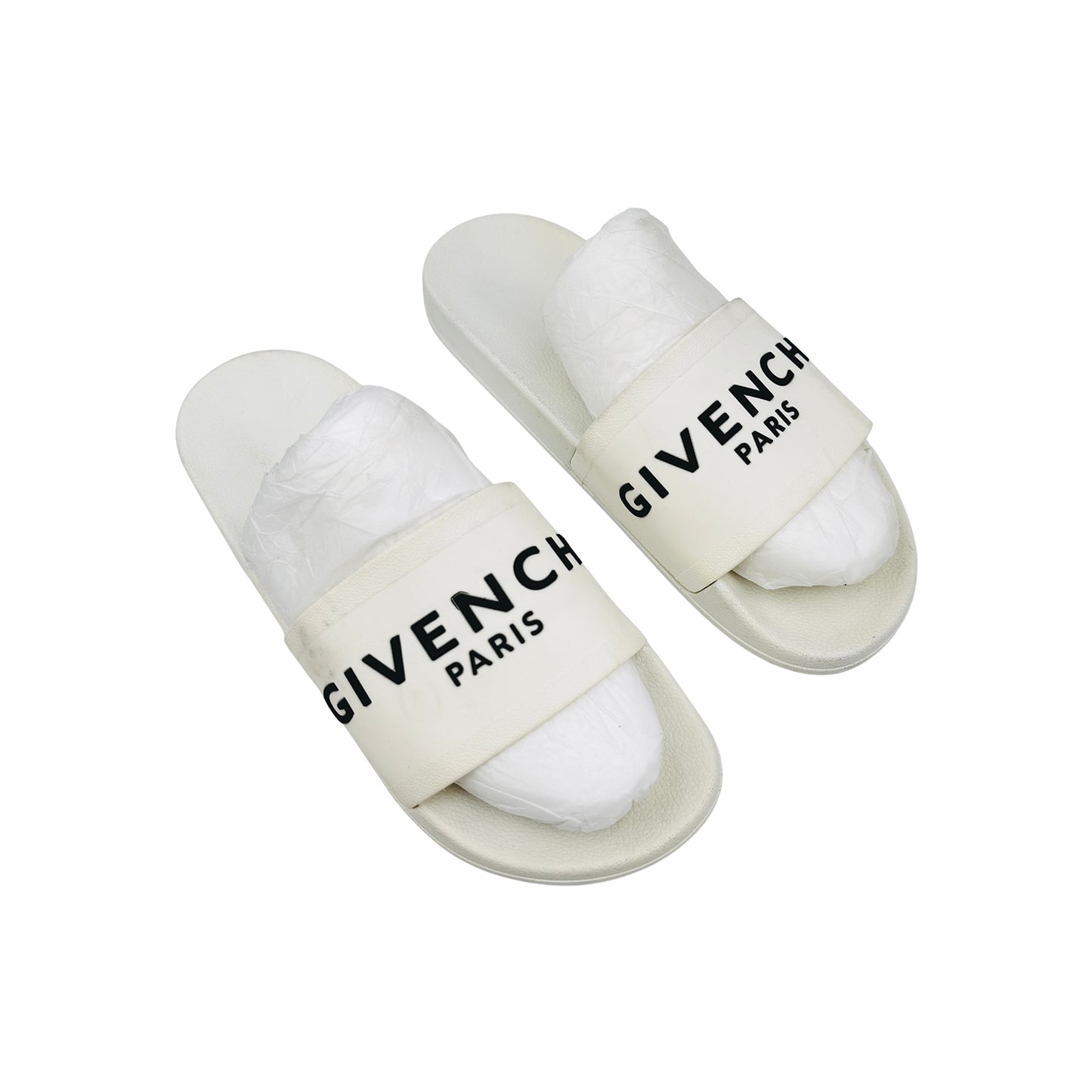 Givenchy Men's 'Black White' Slides (Size 43) - BH300HH0EL-100