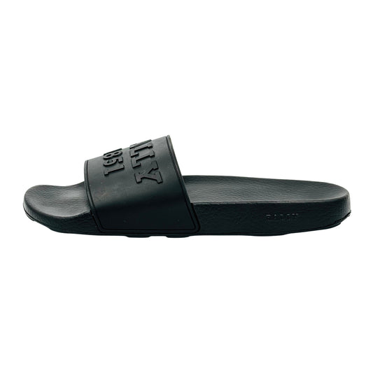 Bally Men's Slaim Black Slides (Size 44)