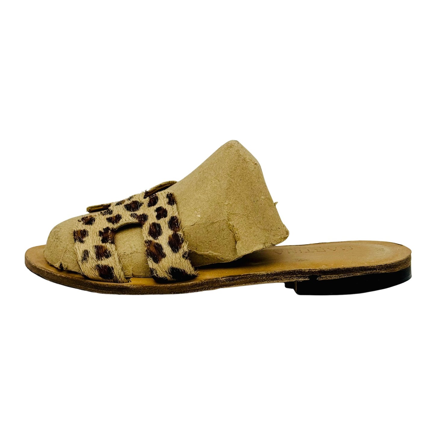 Martina Women's Leopard Print Sandal Slides (Size 38)