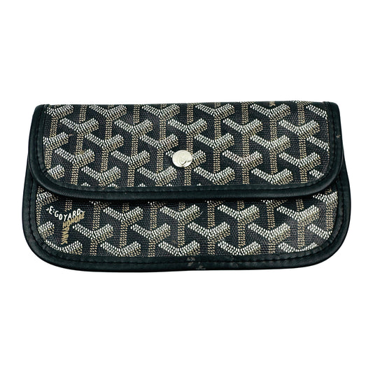 Goyard Saint Louis Goyardine Black Pouch