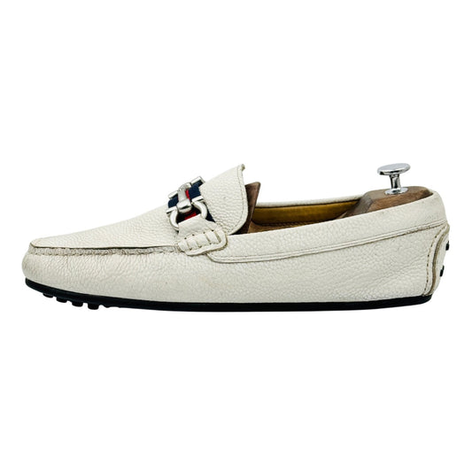SKAP Men's Off-White Driving Loafers (Size 43.5)