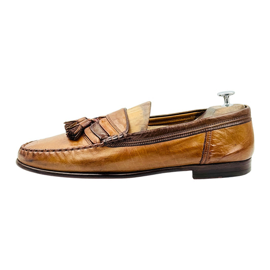 Bally Men's Brown Tassel Loafers (Size 45/45.5)