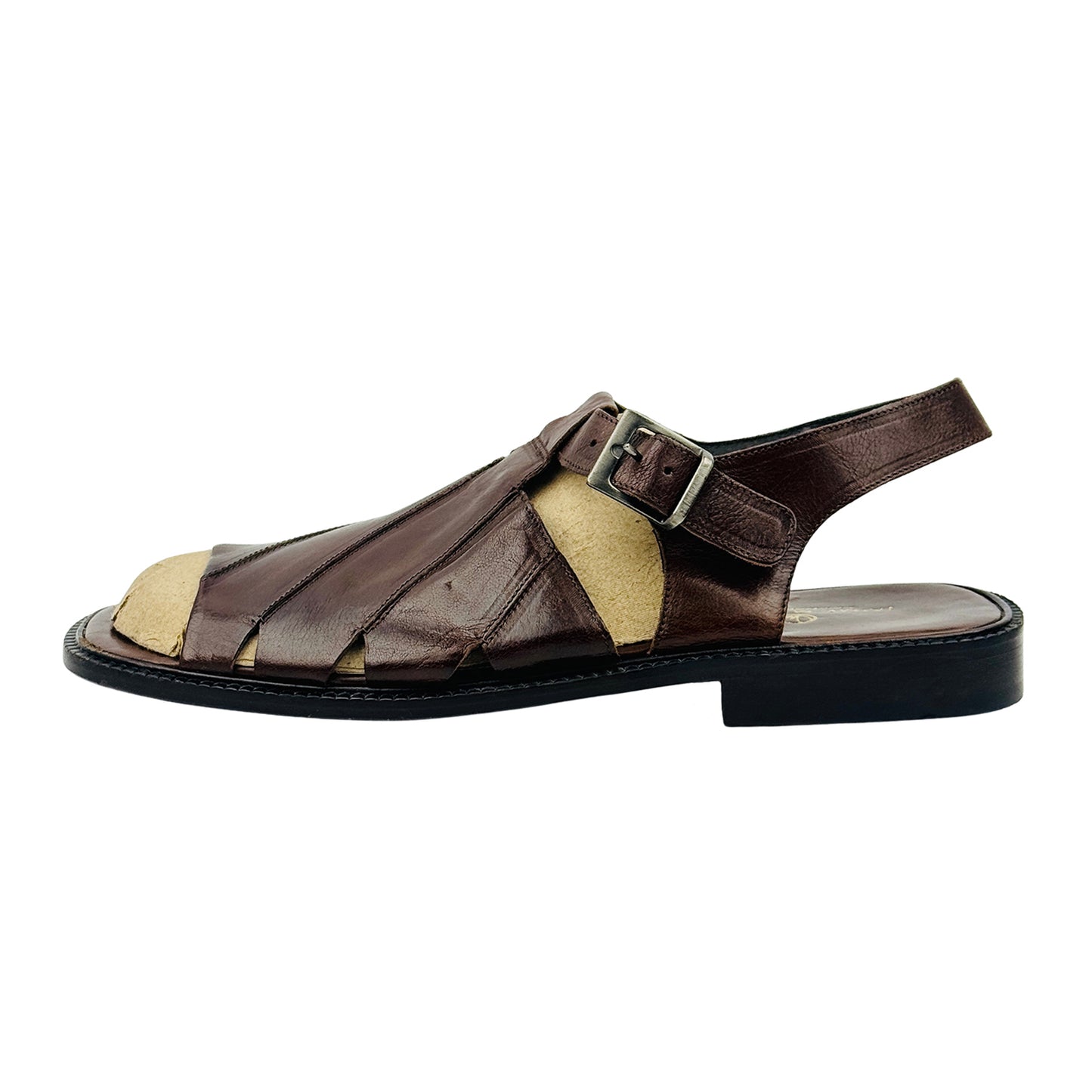 Jaime Mascaró Men's Brown Leather Sandals (Size 45)