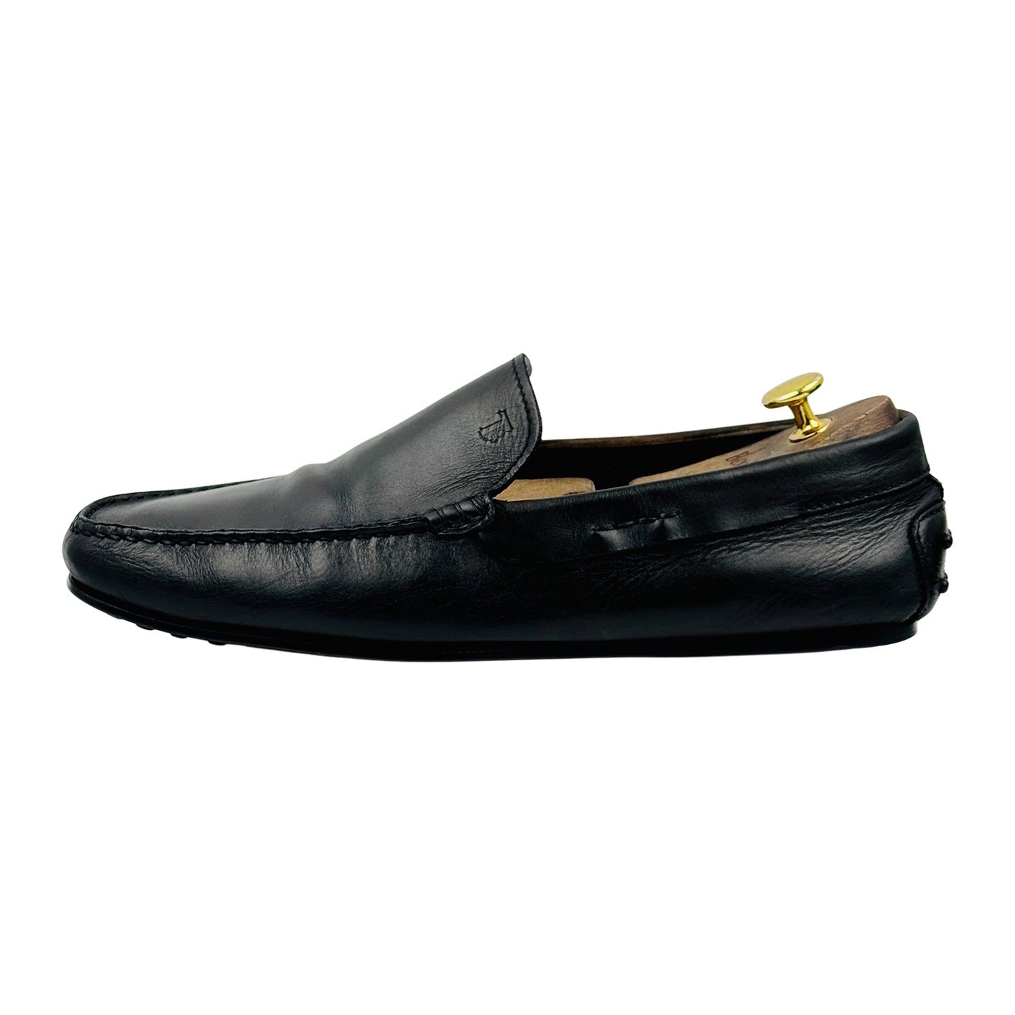 Tods Men's Black Gommino Driving Loafers (Size 43/43.5)