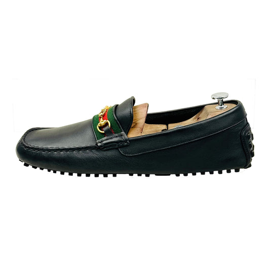 Gucci Men's Ayrton Black Loafers (Size 46) - 624698 04Z