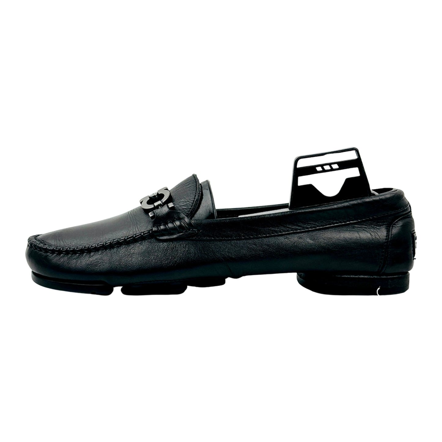 Salvatore Ferragamo Gancini Ornament Loafers (Size 36)