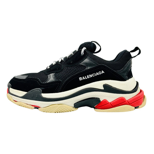 Balenciaga Triple S 'Black White Red' Shoes (Size 40)