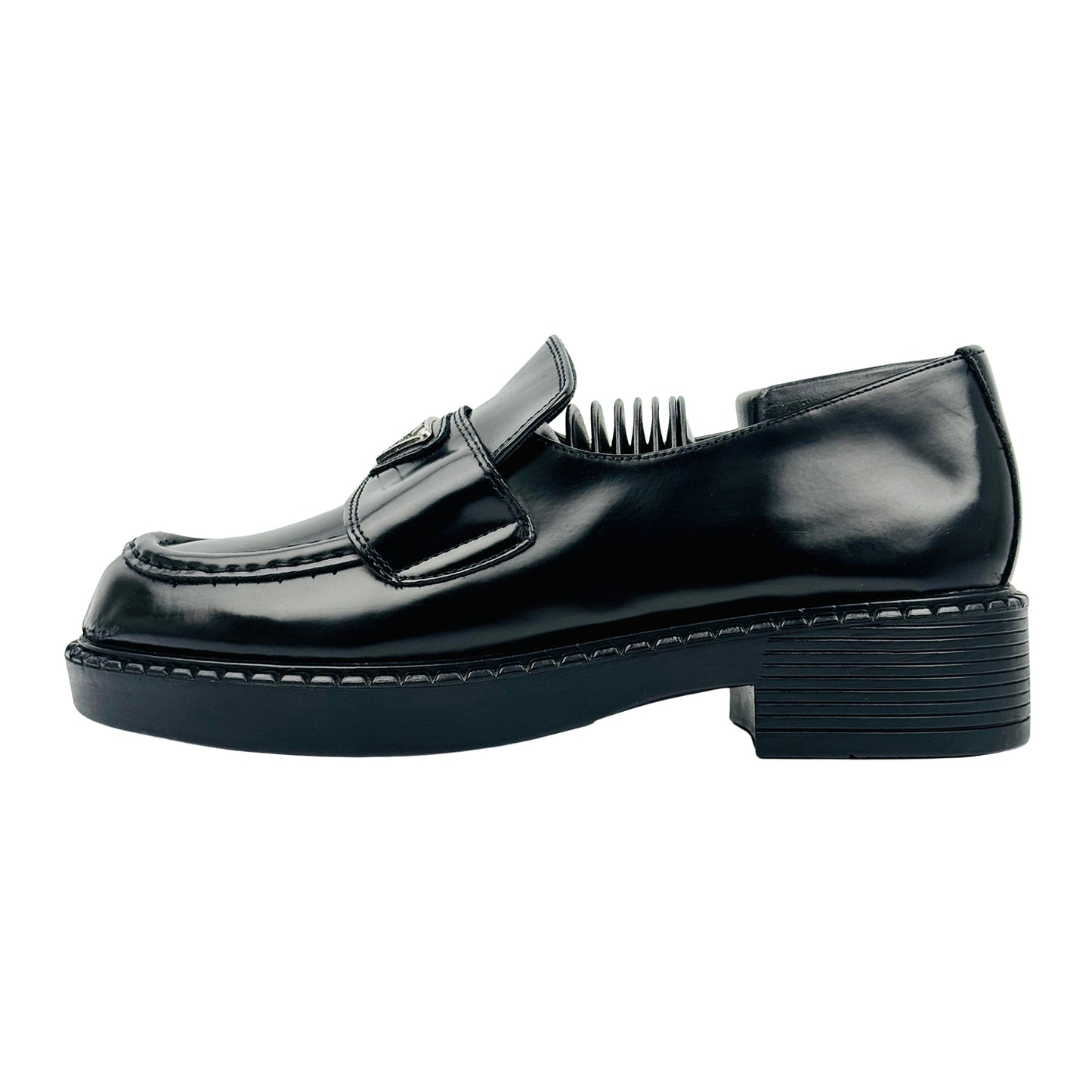 Prada Black Patent Leather Loafers (Size 38.5/39)