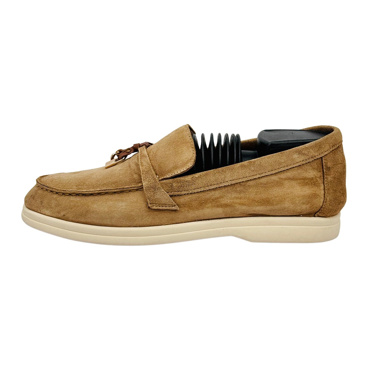 Loro Piana Summer Walk Beige Loafers (Size 39/39.5)