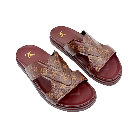 Louis Vuitton Oasis Monogram Mules (Size 45)