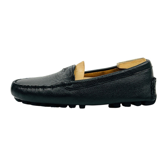 Coach Amber Black Leather Mocassins (Size 37.5/38) - A00276