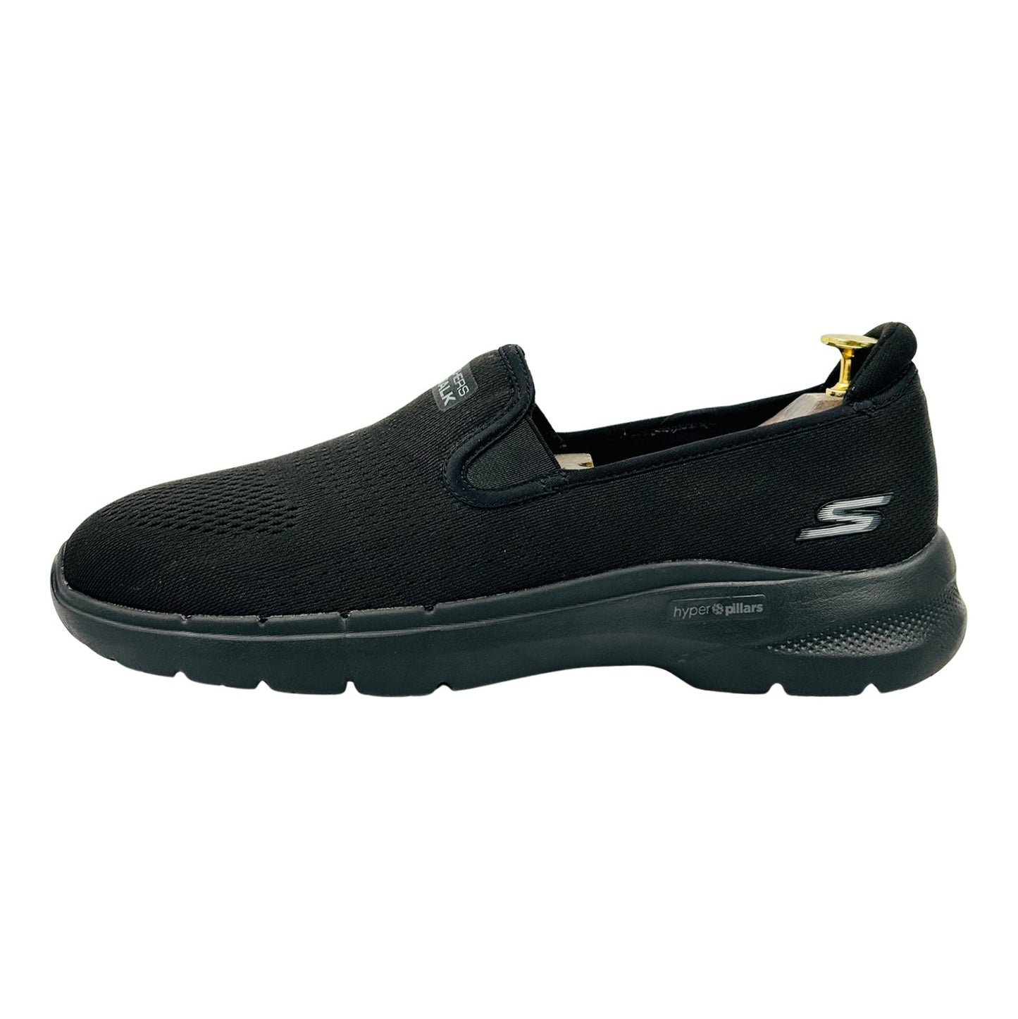 Skechers GOwalk 6 Slip-On Shoes (Size 42.5) - 216280 BBK