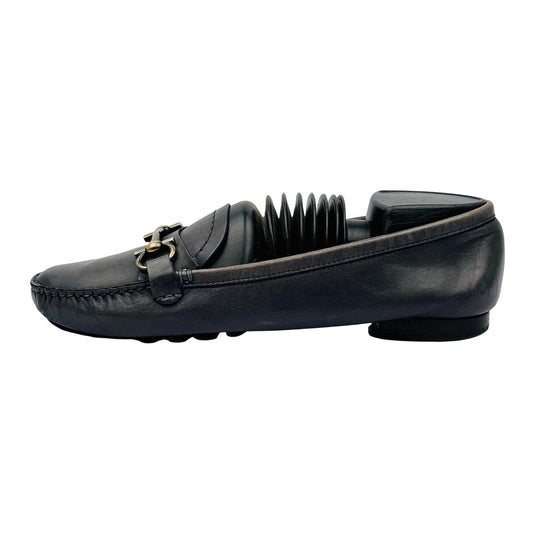 Salvatore Ferragamo Women's Black Penny Loafers (Size 39/39.5)
