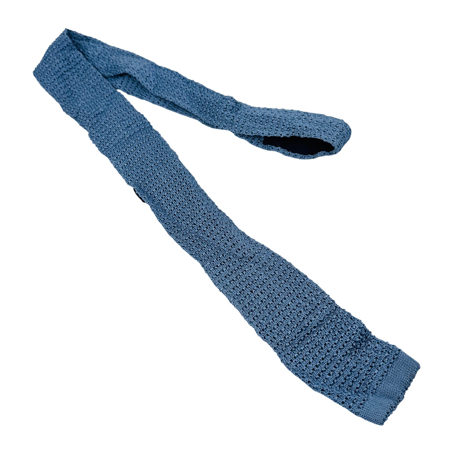 Ralph Lauren Polo Light Blue 'Knitted Texture' Tie (Size Slim Fit)