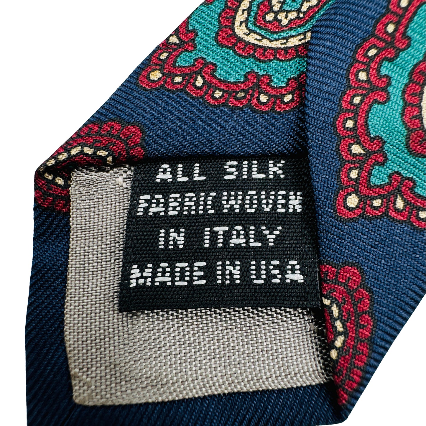 Christian Dior Navy Blue 'Medallion Pattern' Tie (Size Regular)