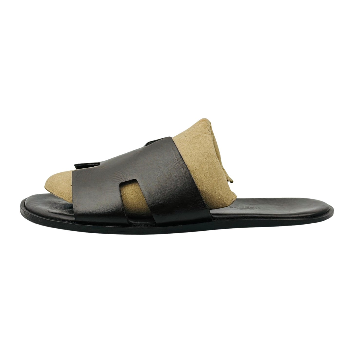 Hermès Izmir 'Dark Chocolate Brown' Slides (Size 43/44)