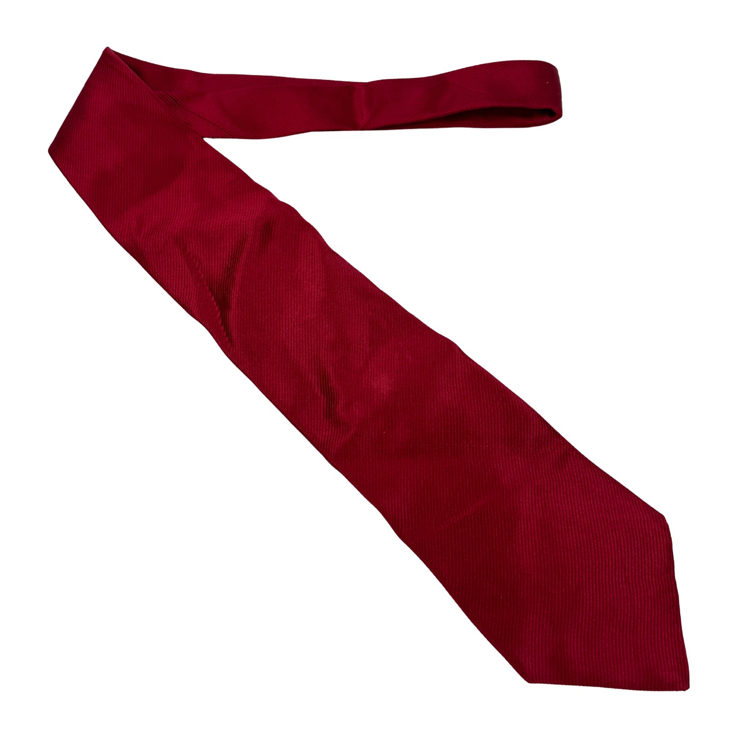 Armani Deep Burgundy Silk Tie (Size Regular)