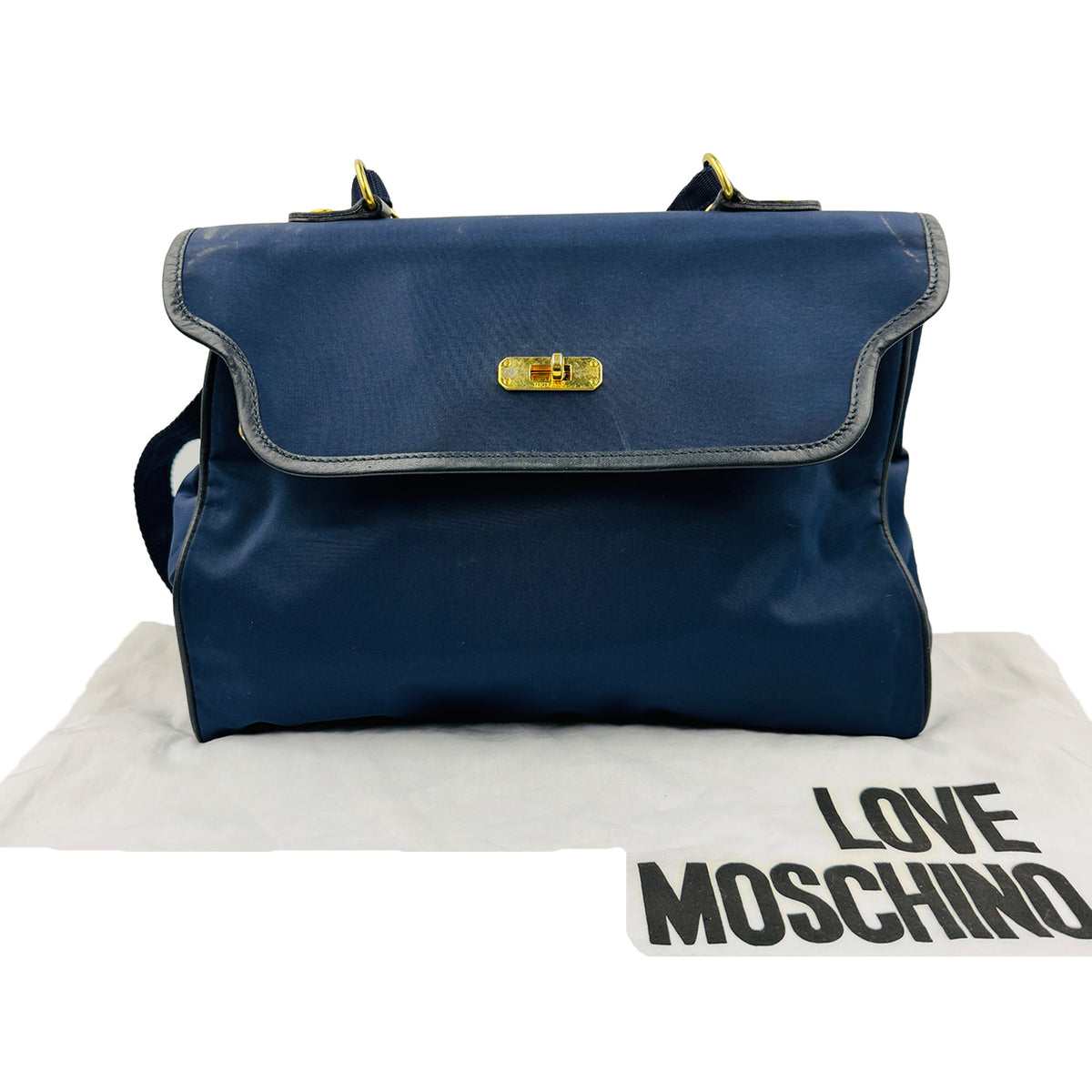Moschino by Redwall Vintage Kelly Style Satchel Bag - 463043 188