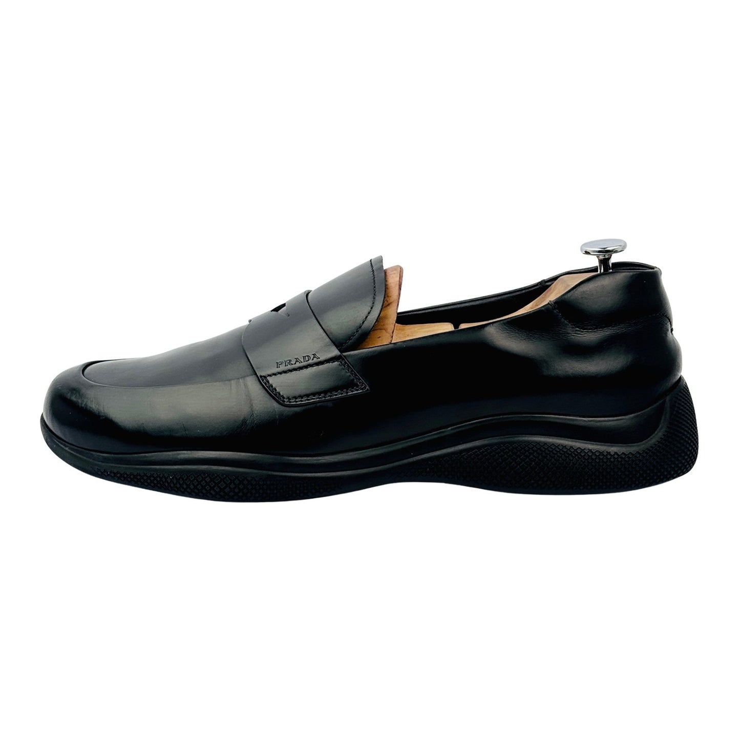 Prada Toblach Leather Loafers (size 45.5/46) - 4D3612_070_F0002_F_D001