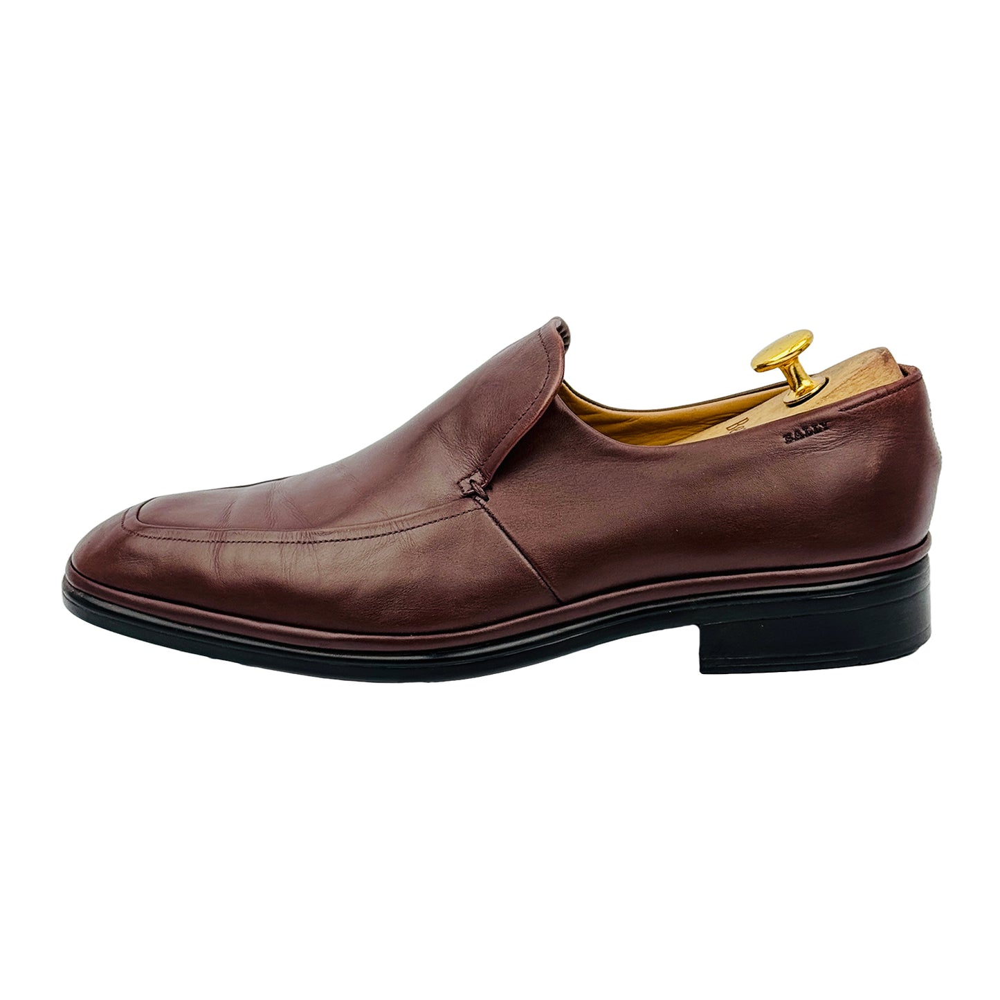 Image of Bally Men's Brown Nexaro Calfskin Leather Loafers (Size 42/42.5)