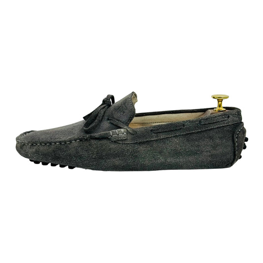 Tod's Men's Grey Genuine Suede Loafers (Size 42)