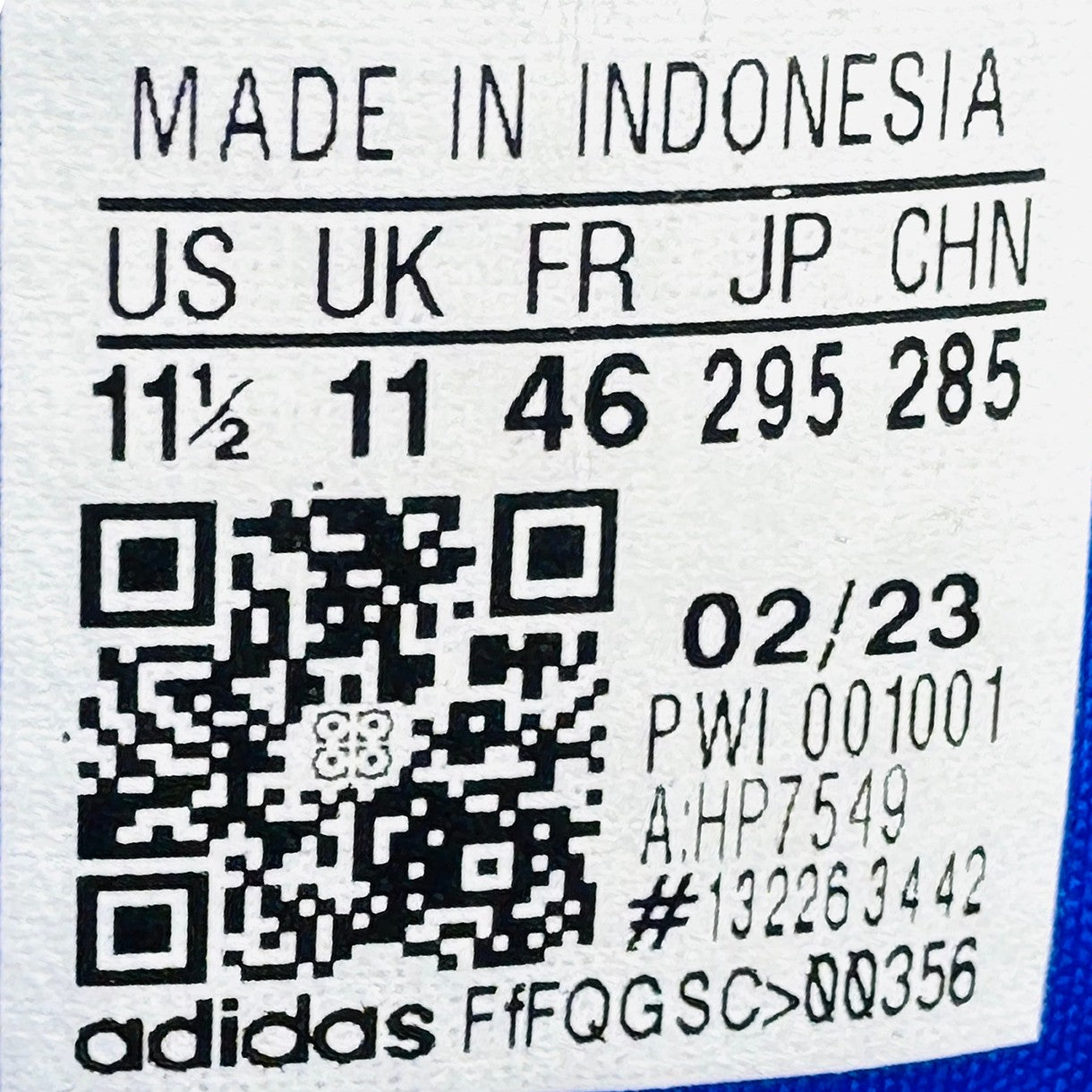 Adidas Runfalcon 3.0 'Royal Blue' Shoes (Size 46) - HP7549