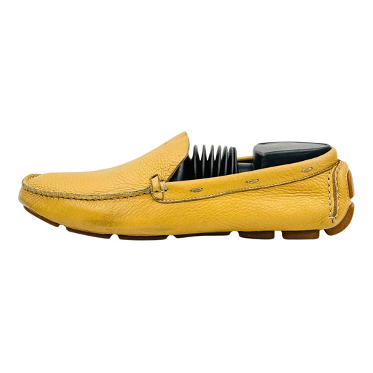 Prada Yellow Leather Driving Loafers (Size 40/40.5)