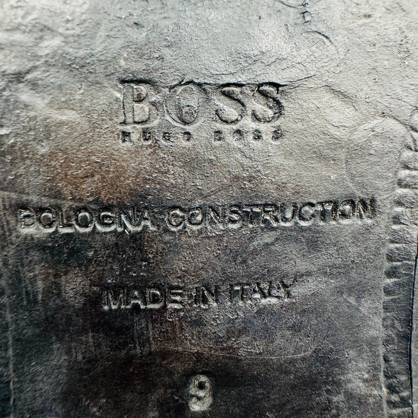 Hugo Boss Men's Black Calf Leather Formal Shoes (Size 43)