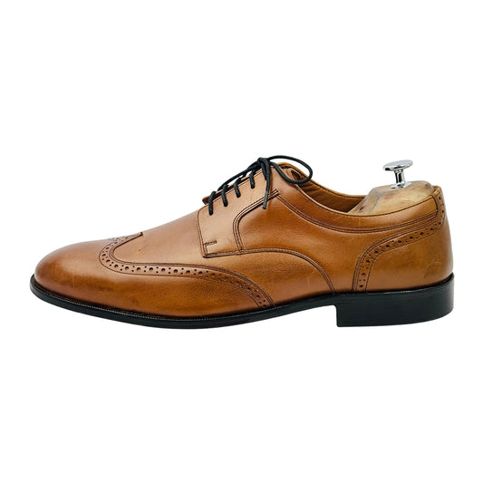 Johnston & Murphy Brown Wingtip Dress Shoes (Size 45/45.5) - 59 1076