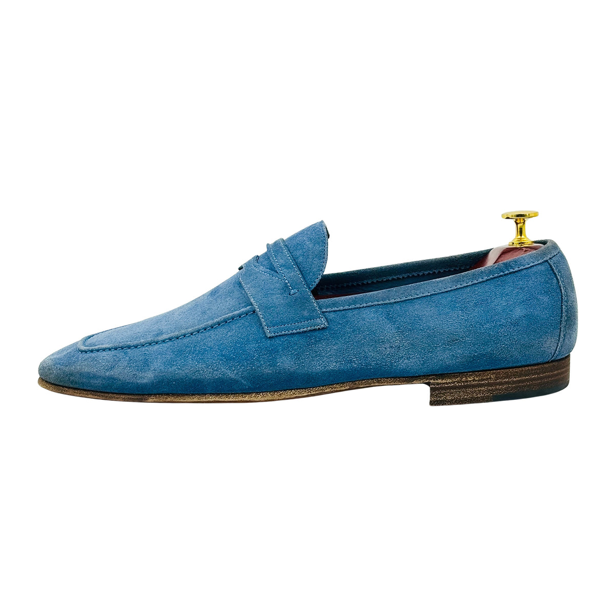 Stemar Men's Suede Penny Loafers (Size 44/44.5)