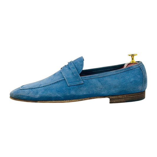 Stemar Men's Suede Penny Loafers (Size 44/44.5)
