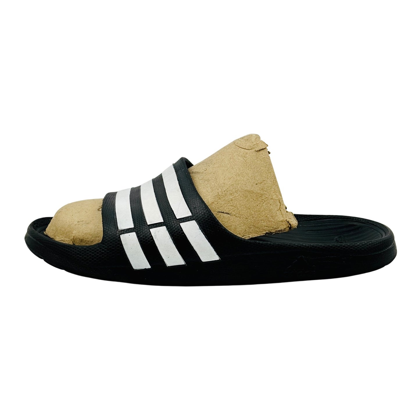 Adidas Men's Duramo Core Black Slides (Size 43)