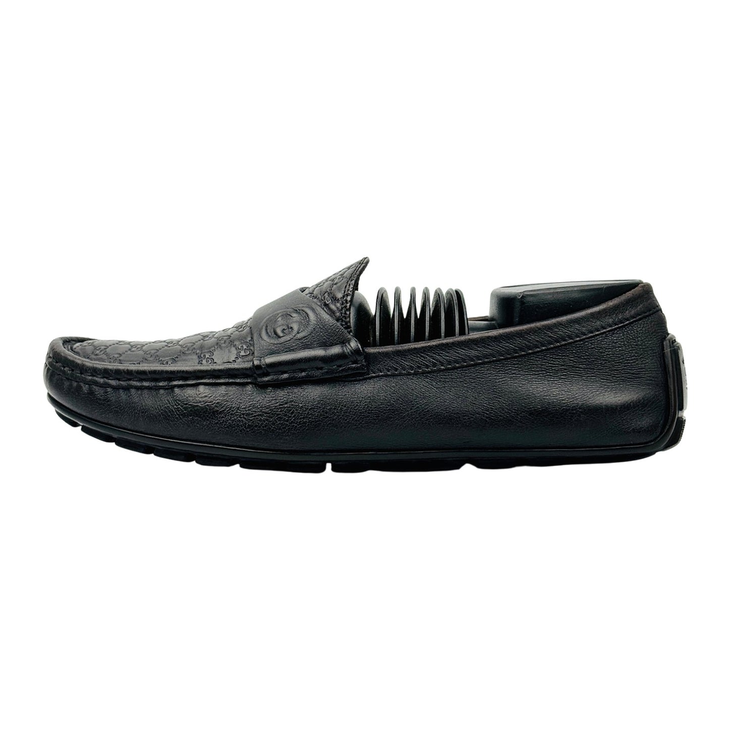 Gucci Black Leather Loafers (Size 39) - 322929