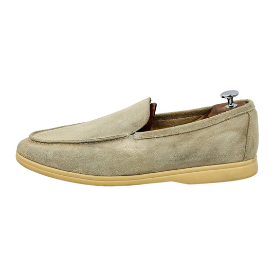 Loro Piana Summer Walk Beige Loafers (Size 45) - H 18068