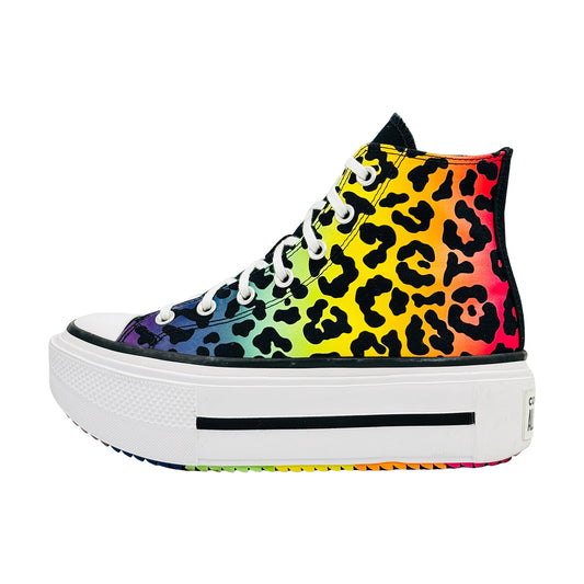 Converse Chuck Taylor All Star Lift Double Stack Platform Pride Sneakers (Size 45)