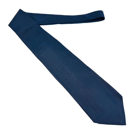 Loro Piana Navy Blue Silk Italian Tie (Size Regular)
