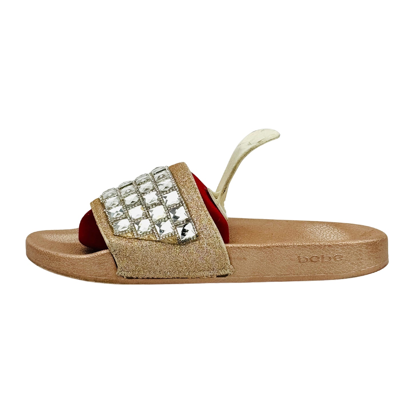 Bebe Women's 'Champagne Gold' Slides (Size 36/37)