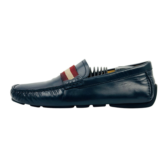 Bally Pilot Navy Blue Italian Loafers (Size 40/40.5) - 6198385