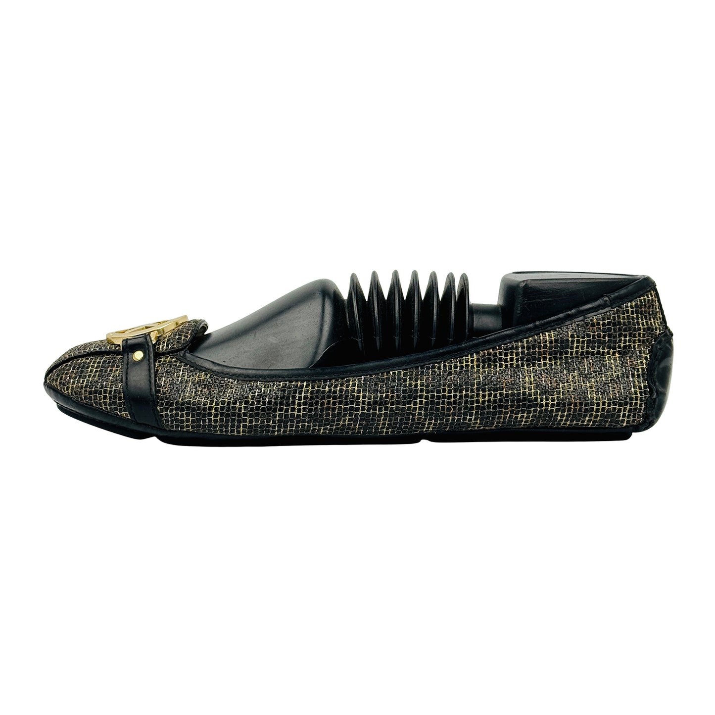 Michael Kors Fulton 'Black Gold' Moccasins (Size 41)