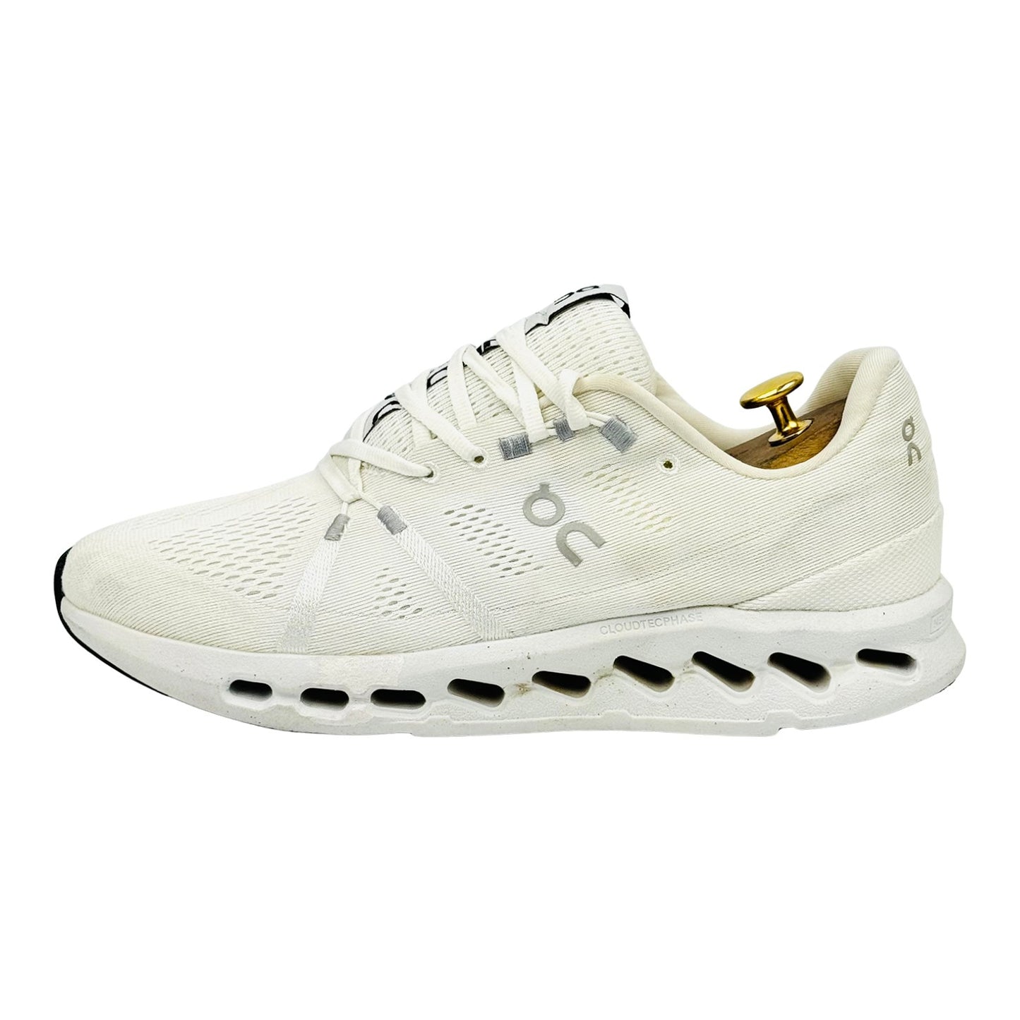On Running Cloudsurfer White Shoes (Size 44) - 3MD10440664