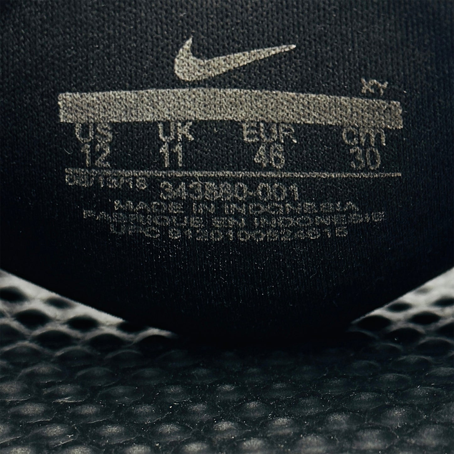 Nike Benassi JDI Triple Black Slides (Size 46) - 343880-001