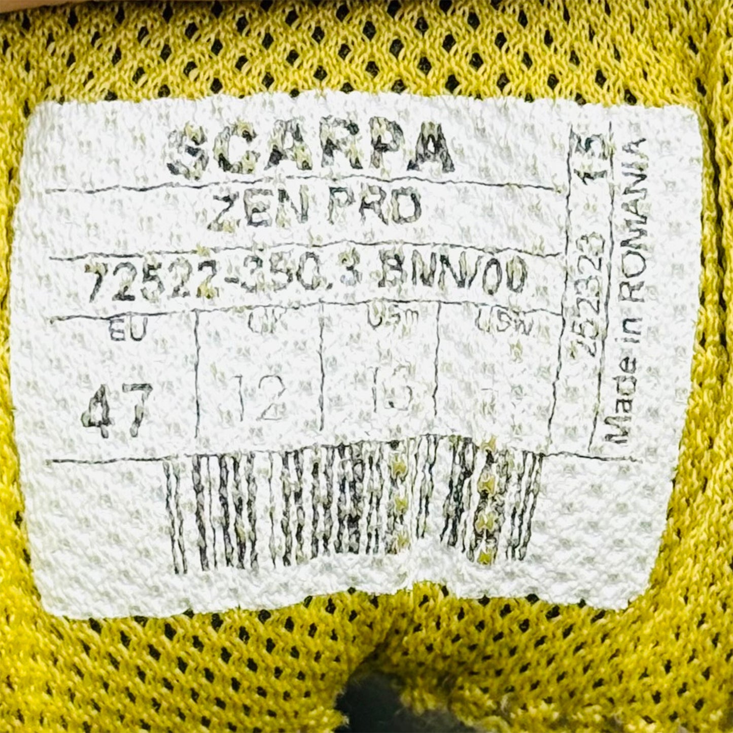 Scarpa Men's Zen Pro Shoes (Size 47) - 72522-350