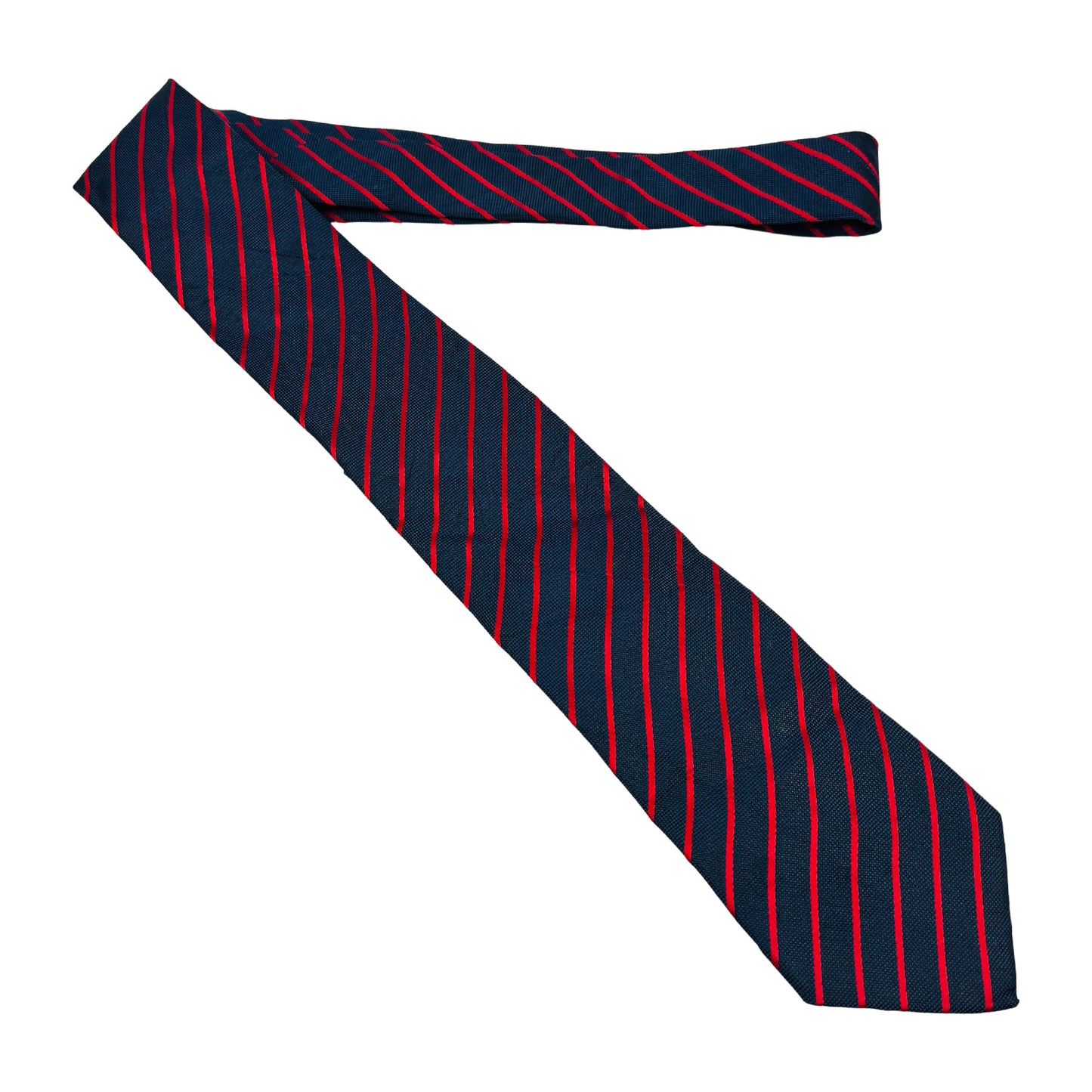 Sacoor Brothers Dark Navy 'Diagonal Stripes' Tie (Size Regular)