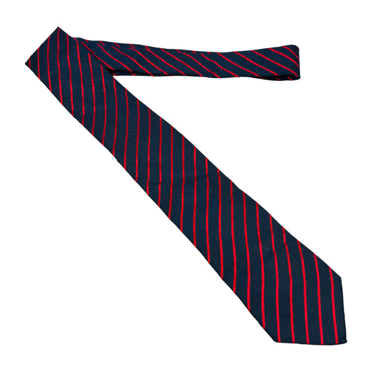 Sacoor Brothers Dark Navy 'Diagonal Stripes' Tie (Size Regular)
