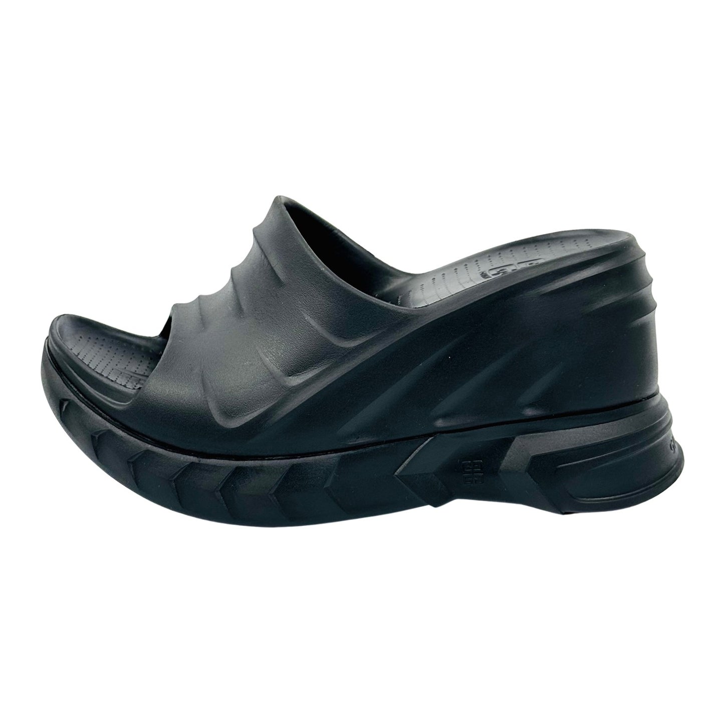 Givenchy Marshmallow Black Sandal Slippers (Size 37/37.5)