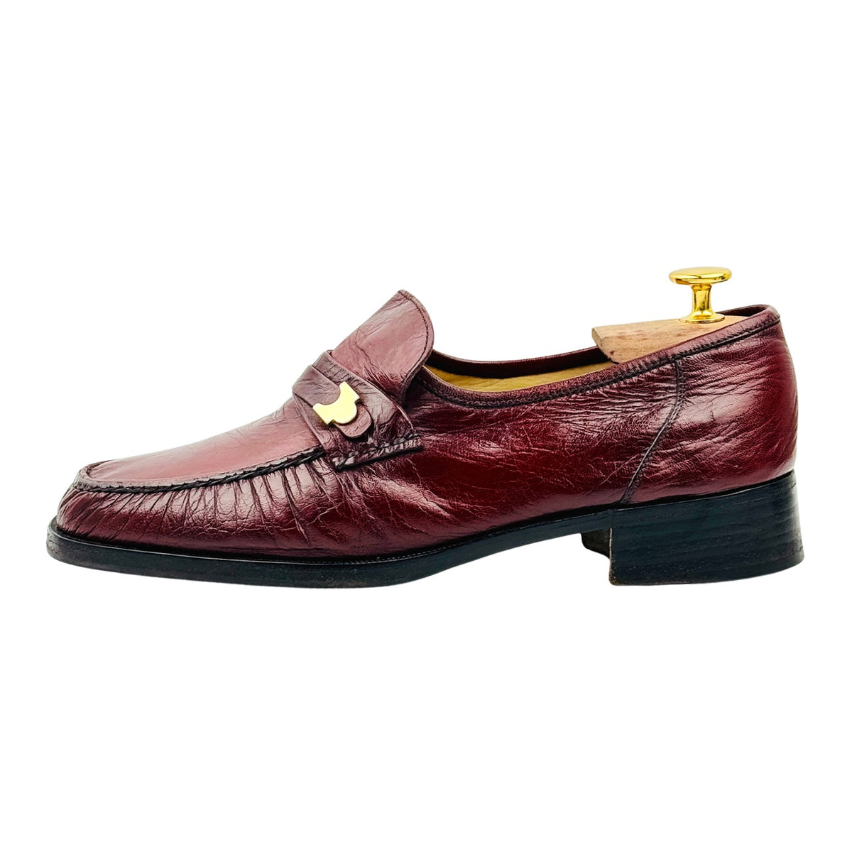 Bally Vintage Burgundy Leather Loafers (Size 41/41.5)