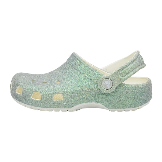 Crocs Classic Iridescent Glitter Clogs (Size 33/34) - 210986
